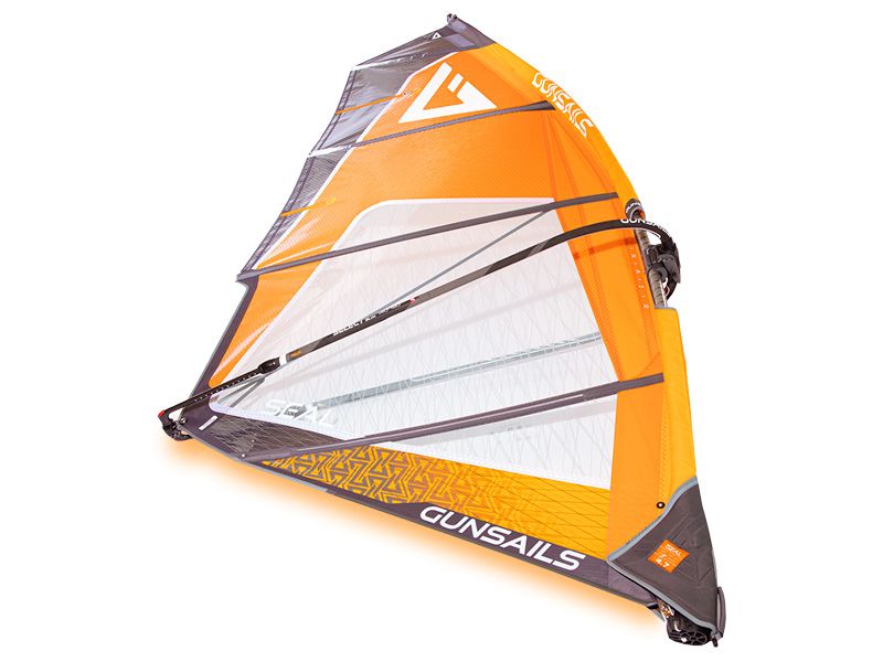 gun sails seal orange nastrojena windsurfing karlin